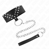 KINK - COLLAR WITH BELT 65 CM WITH ADJUSTABLE V RIVET 36-43 CM X 5 CM